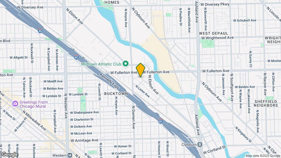 2354 N Elston Ct, Unit 1R Map and Location Details