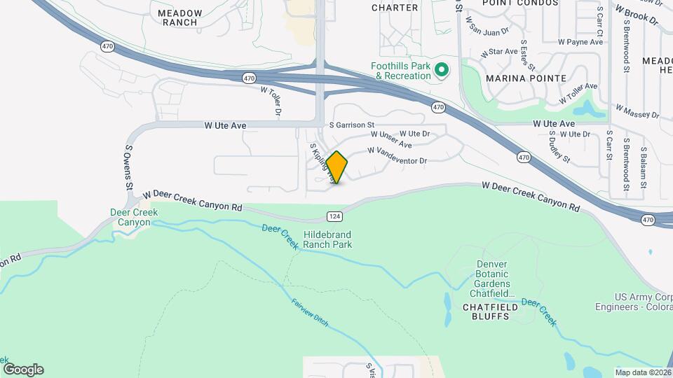 9962 W Victoria Pl Map and Location Details