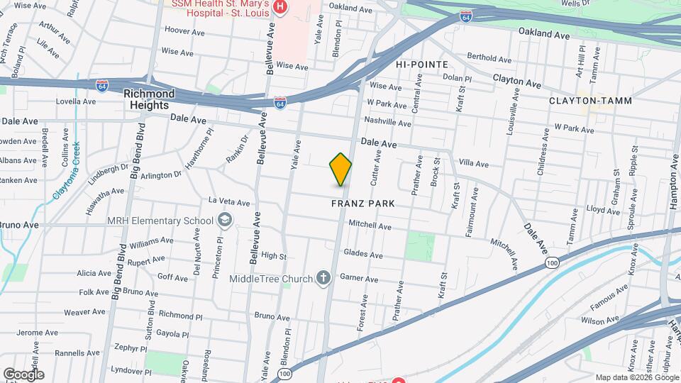1533 McCausland Ave Map and Location Details