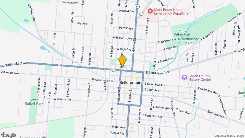 140-214 N Detroit St Map and Location Details