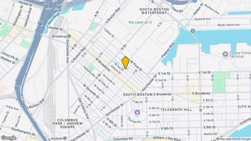 244 W 3rd St, Unit 2 Map and Location Details