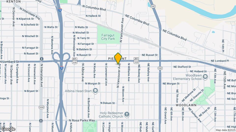 207 N Stafford St Map and Location Details