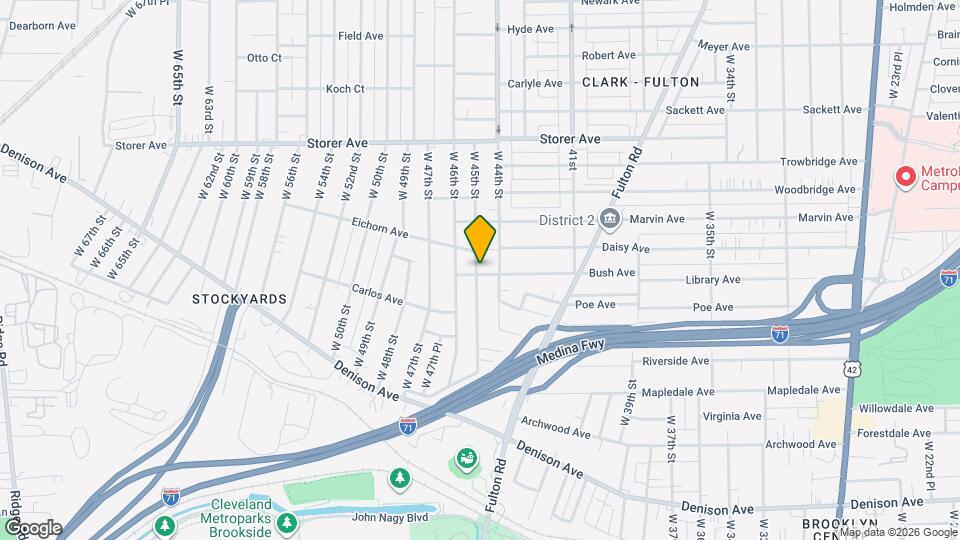 4420 Bush Ave Map and Location Details