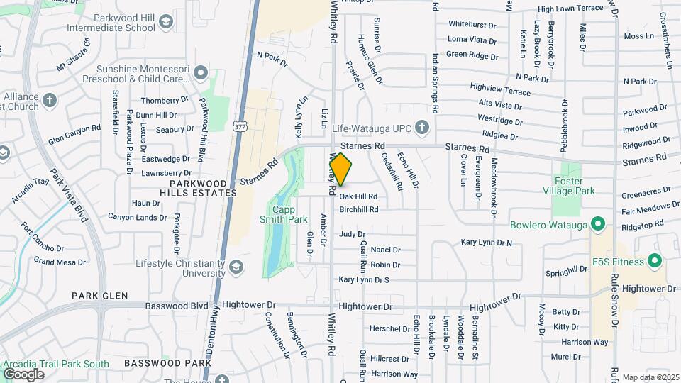 5905 Oak Hill Rd Map and Location Details