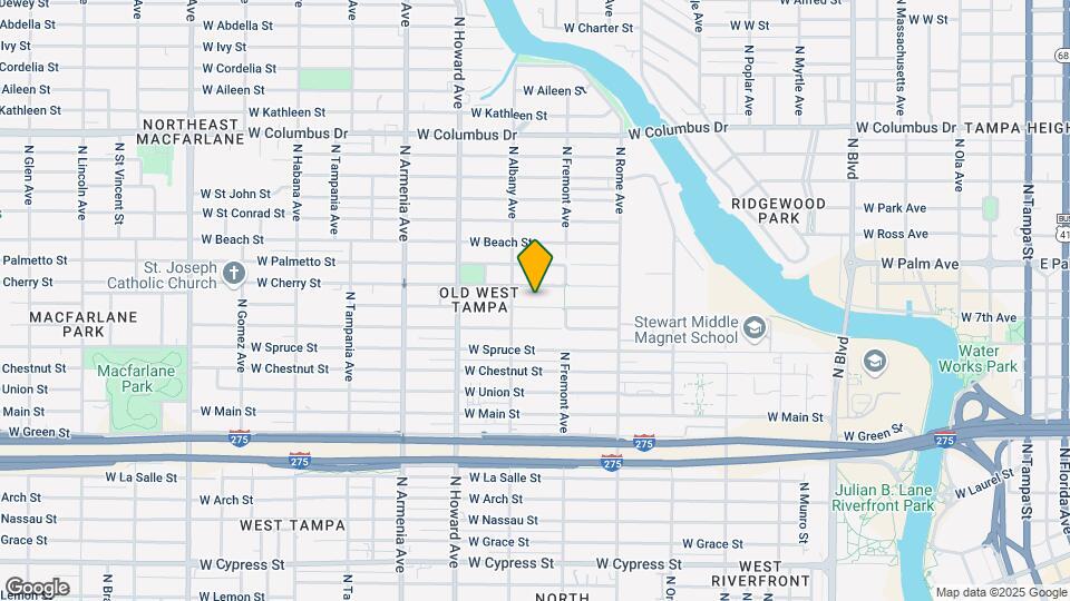 1923 W Pine St Map and Location Details