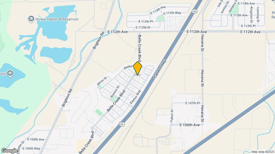 9438 E 109th Ave Map and Location Details