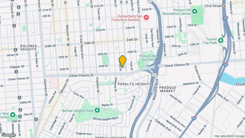 1441-1445 Florida St Map and Location Details