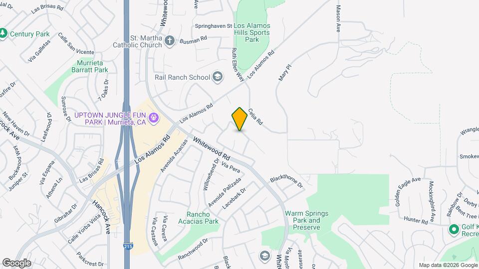 25211 Corte Sombrero Map and Location Details