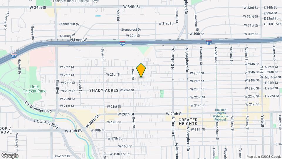 1015 W 24th St Map and Location Details