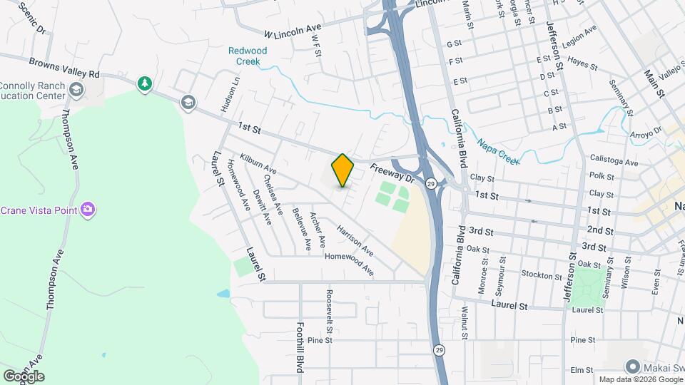 225 Valley Oak Dr Map and Location Details