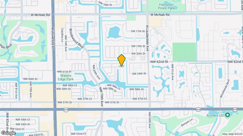 6014 NW 67th Ave Map and Location Details