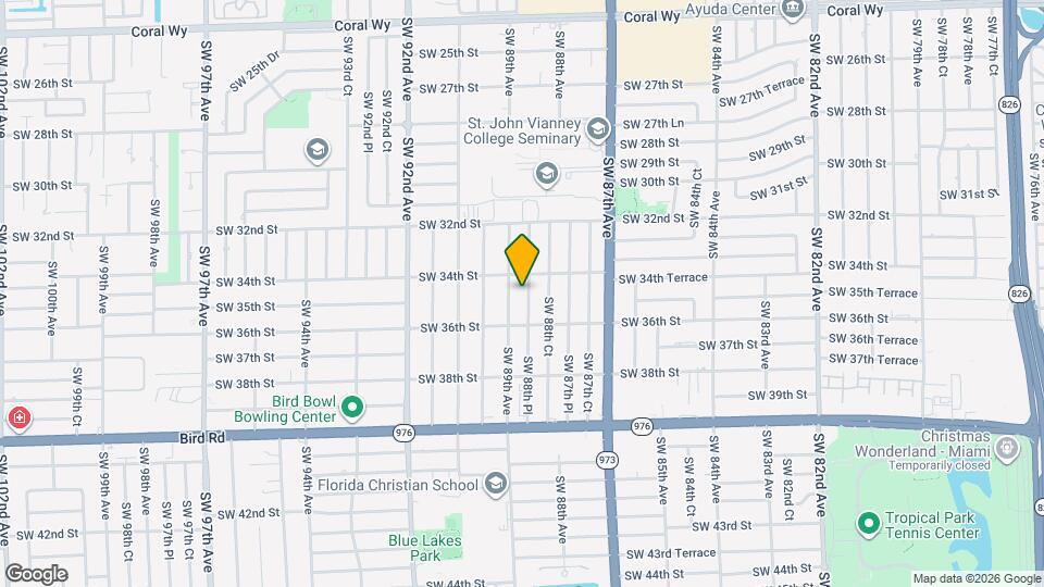 3436 SW 88th Pl Map and Location Details