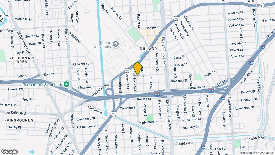3437 St Anthony Ave Map and Location Details