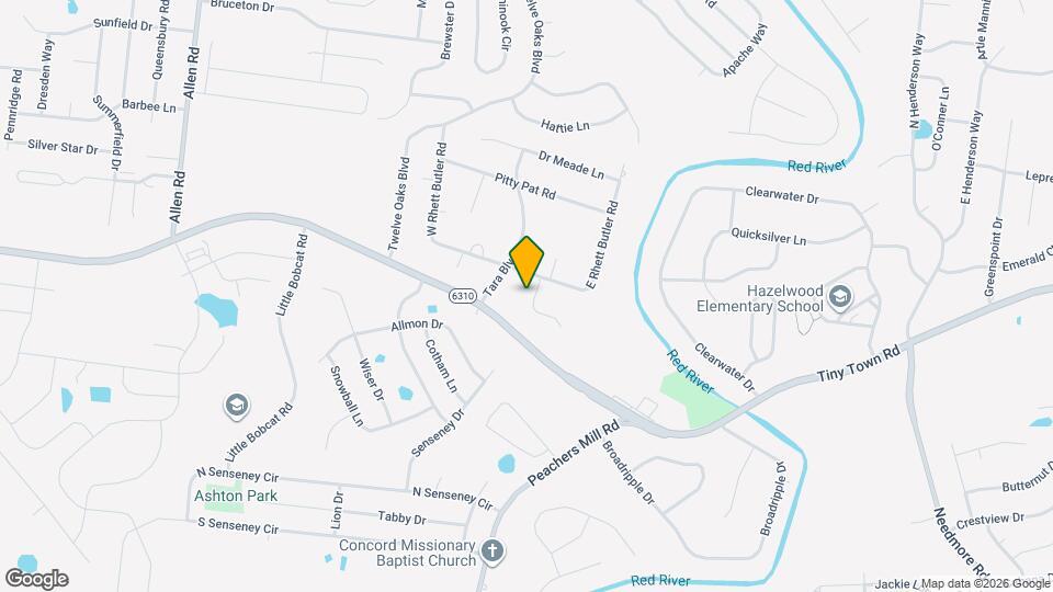 1408 Scarlett O'Hara Ct Mapa y Detalles de la Ubicación