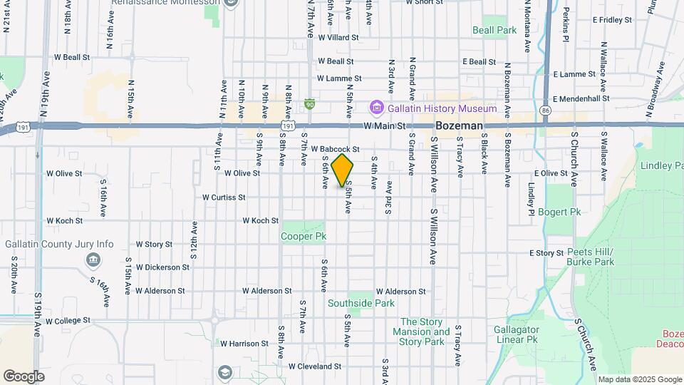219 S 5th Ave Map and Location Details