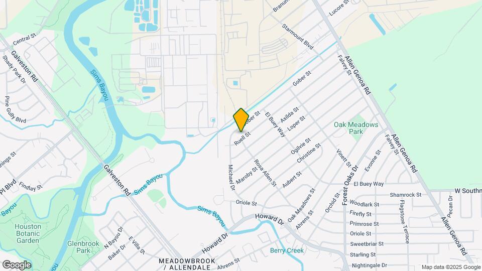 1310 Ruell St Map and Location Details