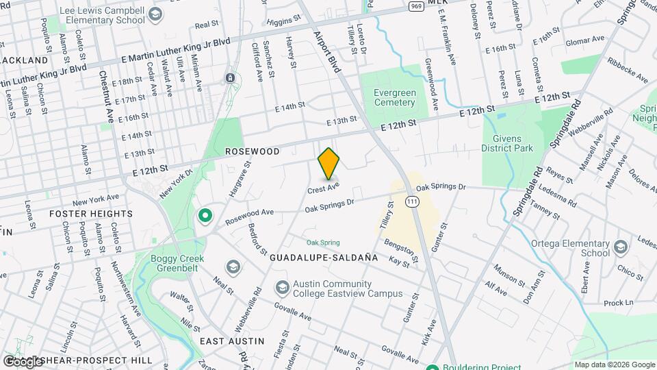 2804 Crest Ave Map and Location Details