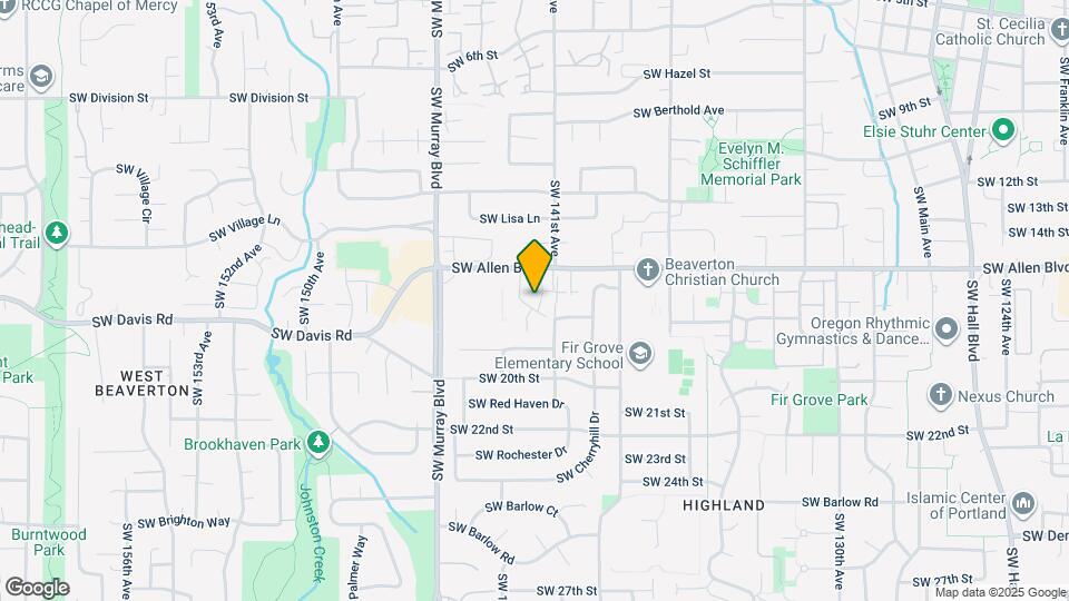 14120 SW Allen Blvd Map and Location Details