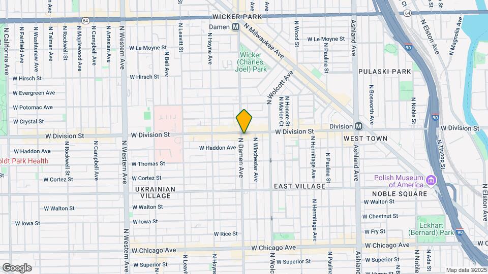 1955-1959 W Division St Map and Location Details