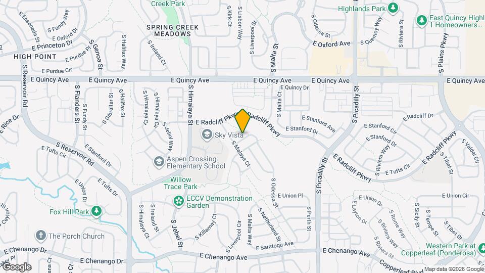 21235 E Stanford Ln Mapa y Detalles de la Ubicación
