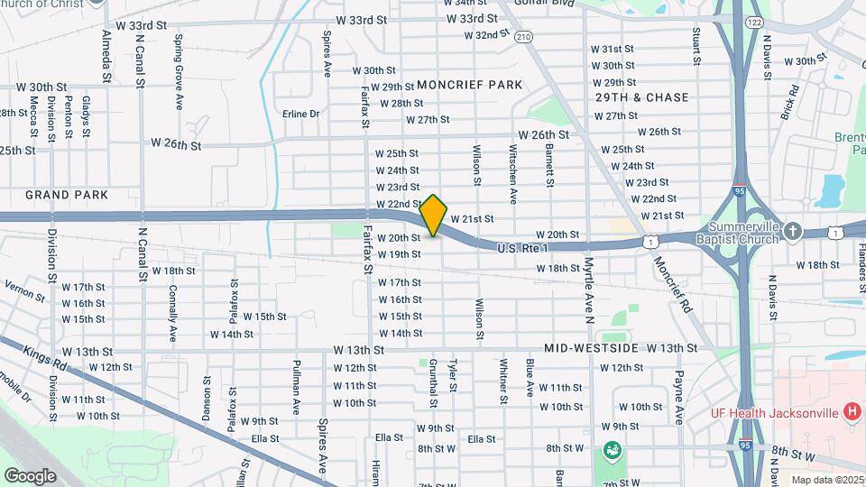 1616 20th St Map and Location Details