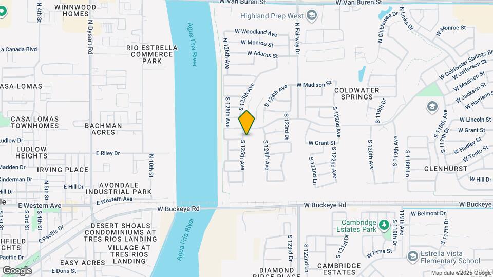 417 S 125th Ave Map and Location Details