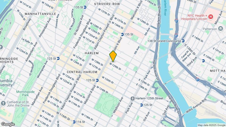 53 W 129th St Map and Location Details