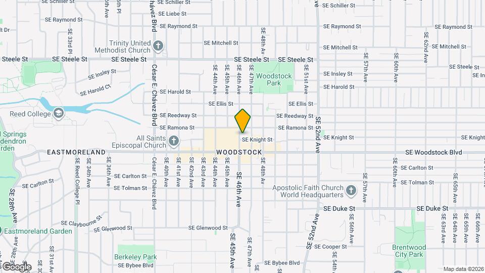 5886 SE 46th Ave Map and Location Details