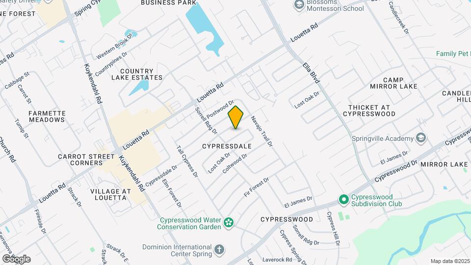 3902 Marywood Dr Map and Location Details