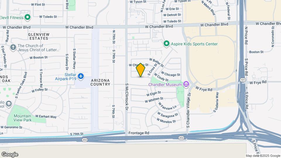 3923 W Denver St Map and Location Details