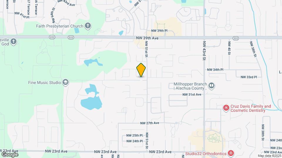 5127 NW 33rd Pl Map and Location Details