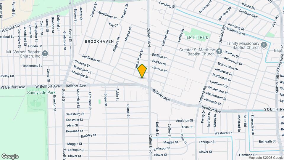 4638-4640 Sunflower St Map and Location Details