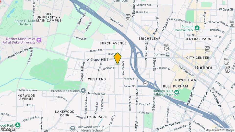 616 S Buchanan Blvd Mapa y Detalles de la Ubicación