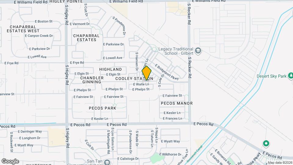 3716 E Waite Ln Map and Location Details