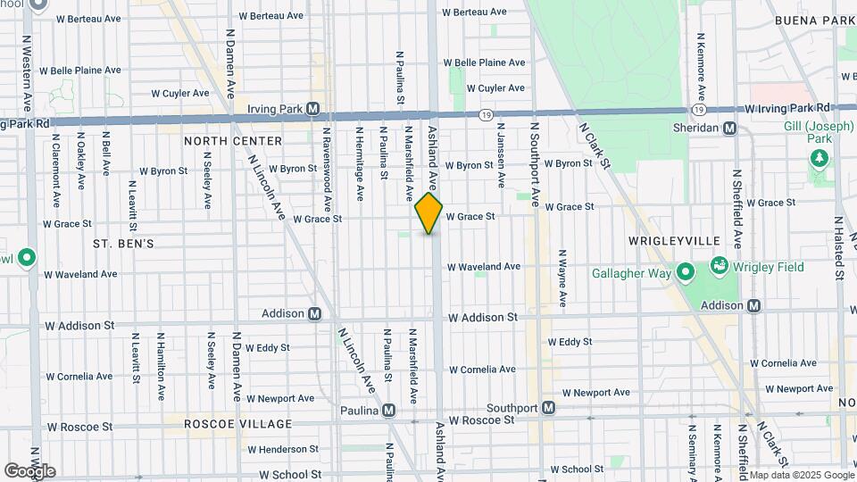 3730 N Ashland Ave Map and Location Details