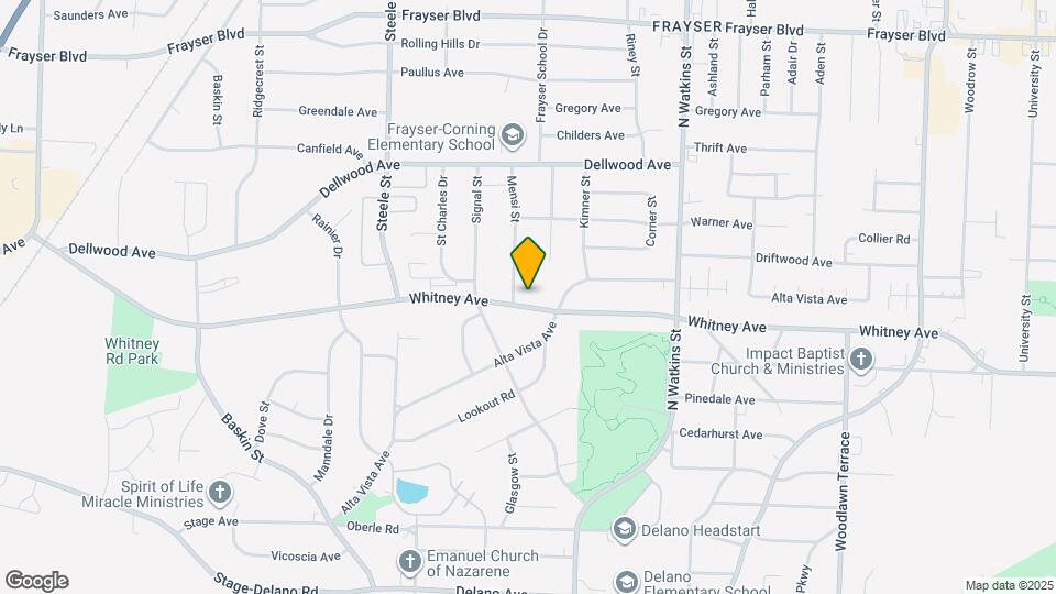 1624 Whitney Ave Map and Location Details