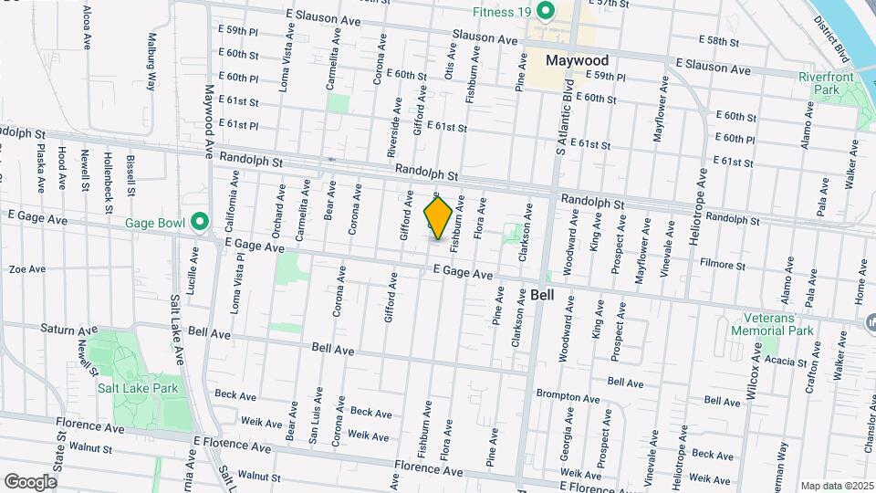 6324 Otis Ave Map and Location Details