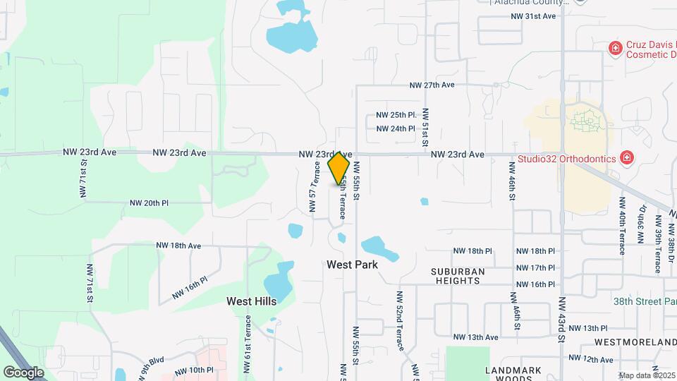 2100 NW 55th Terrace Map and Location Details