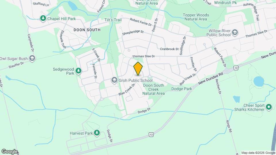 566 Blair Creek Dr Map and Location Details