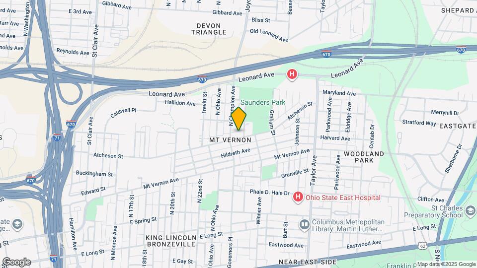 1308 Atcheson St, Unit 1306-1308 Map and Location Details