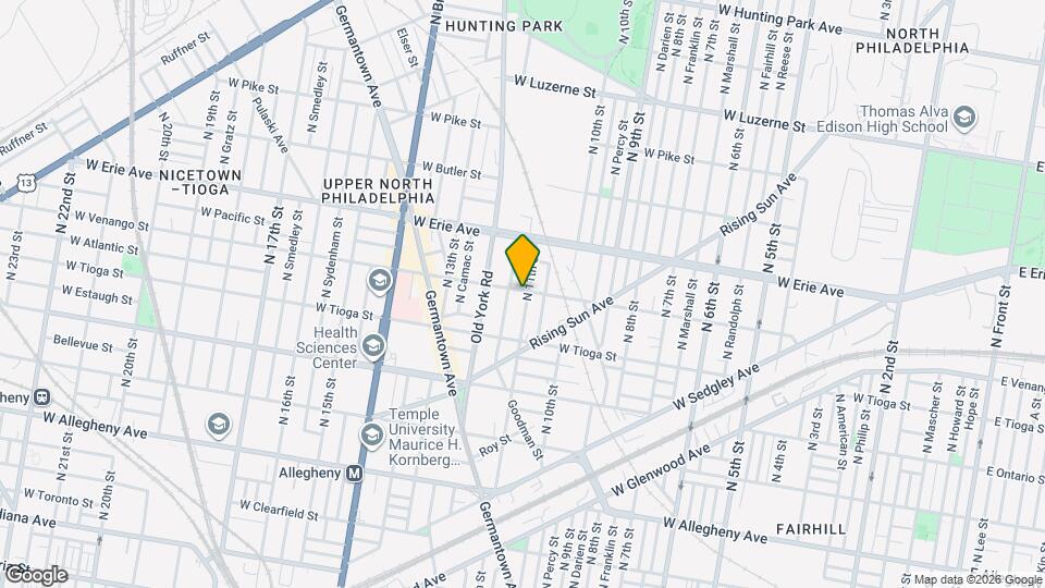 3560 N 11th St Map and Location Details