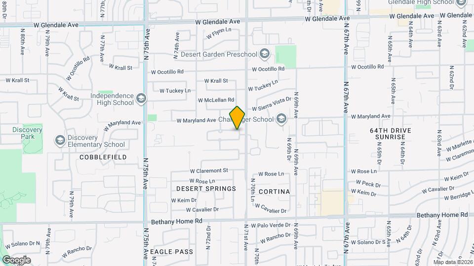 7159 W Stella Ave Map and Location Details