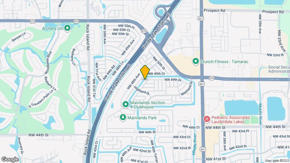 4913 NW 47th Ave Map and Location Details