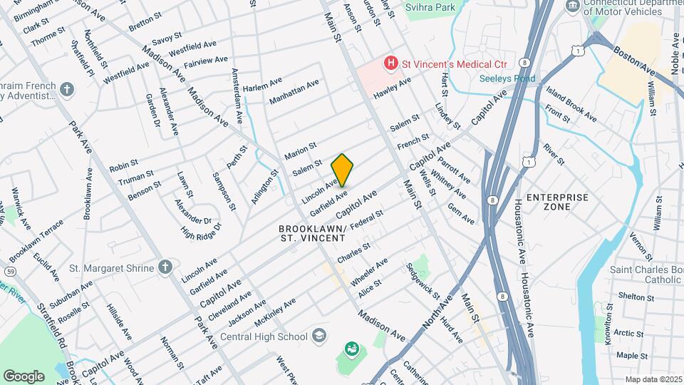 207 Garfield Ave, Unit 207 Garfield Ave. Bpt CT. Map and Location Details