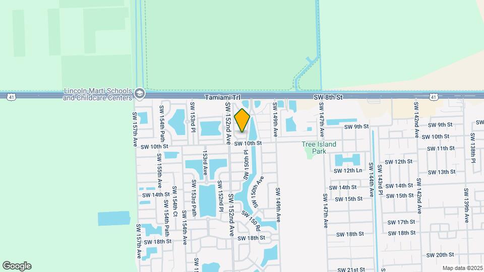 15057 SW 9th Way Map and Location Details