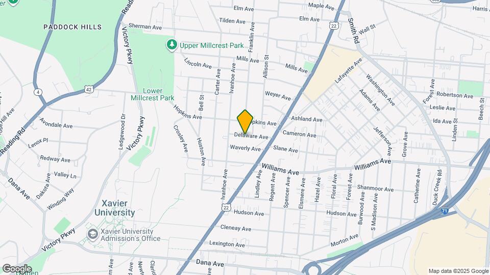 1931 Delaware Ave Map and Location Details