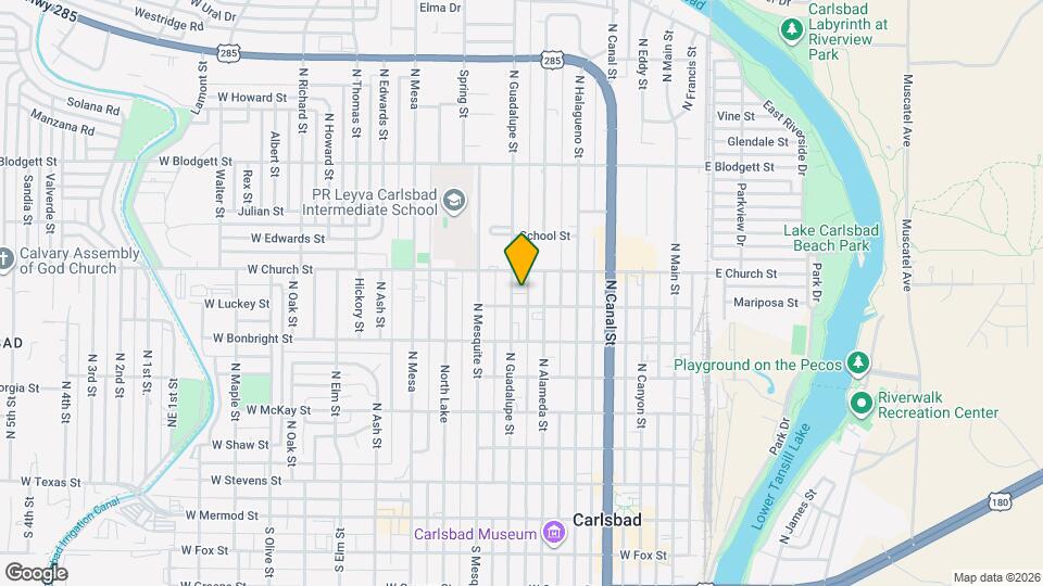 706 N Guadalupe St Mapa y Detalles de la Ubicación