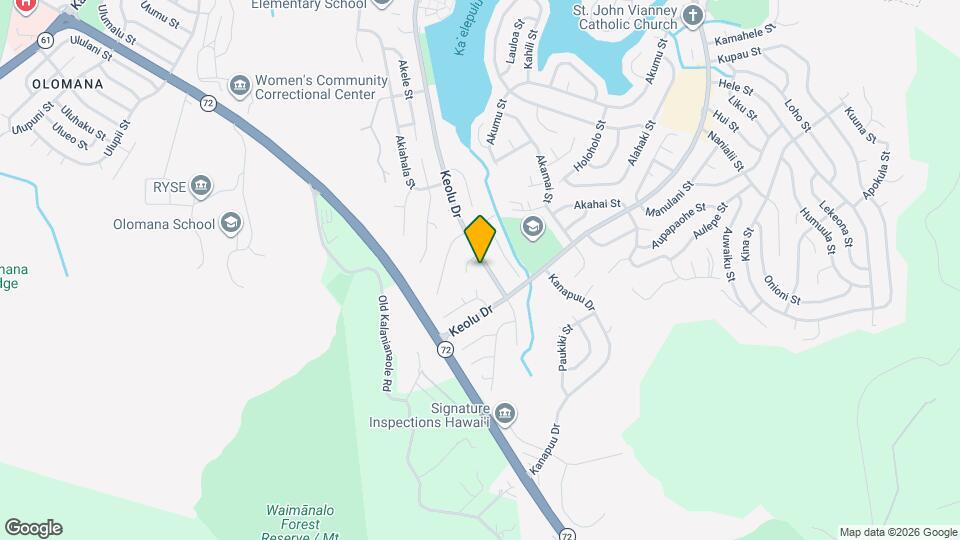 322 Keolu Dr Map and Location Details