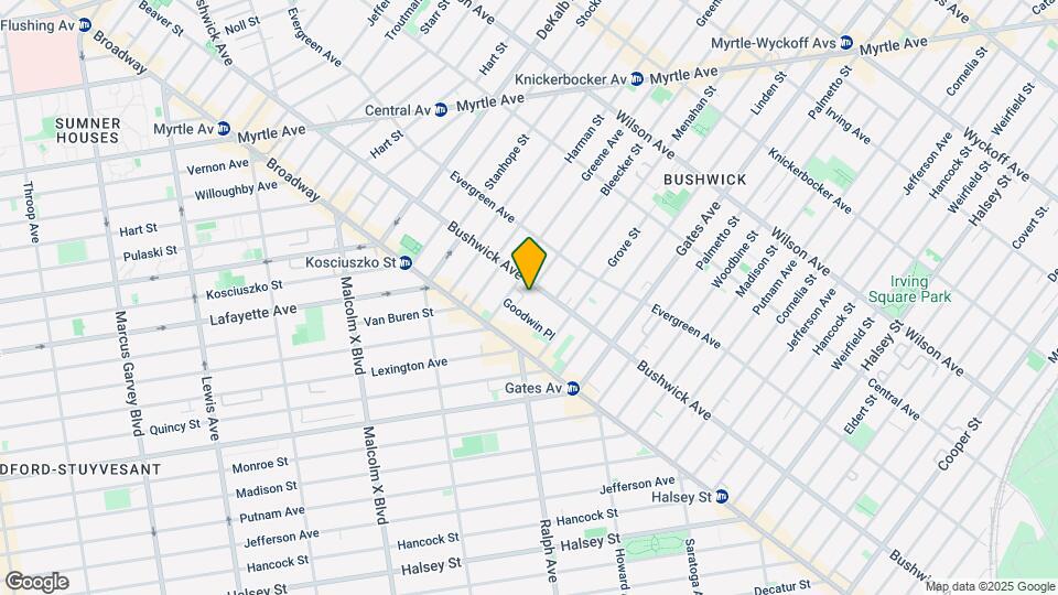 946 Bushwick Ave Map and Location Details