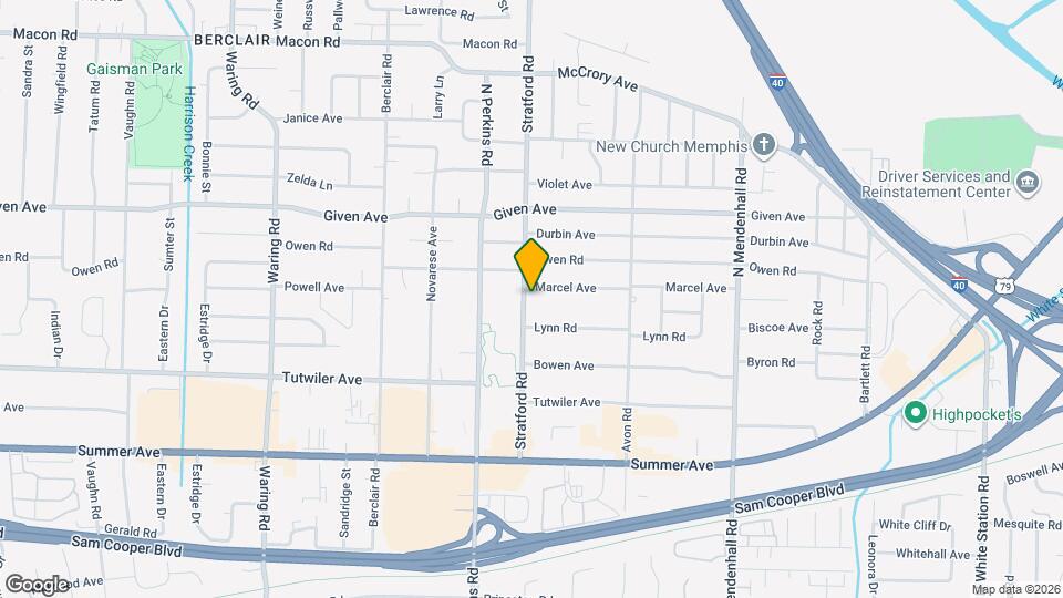 830 Stratford Rd Map and Location Details